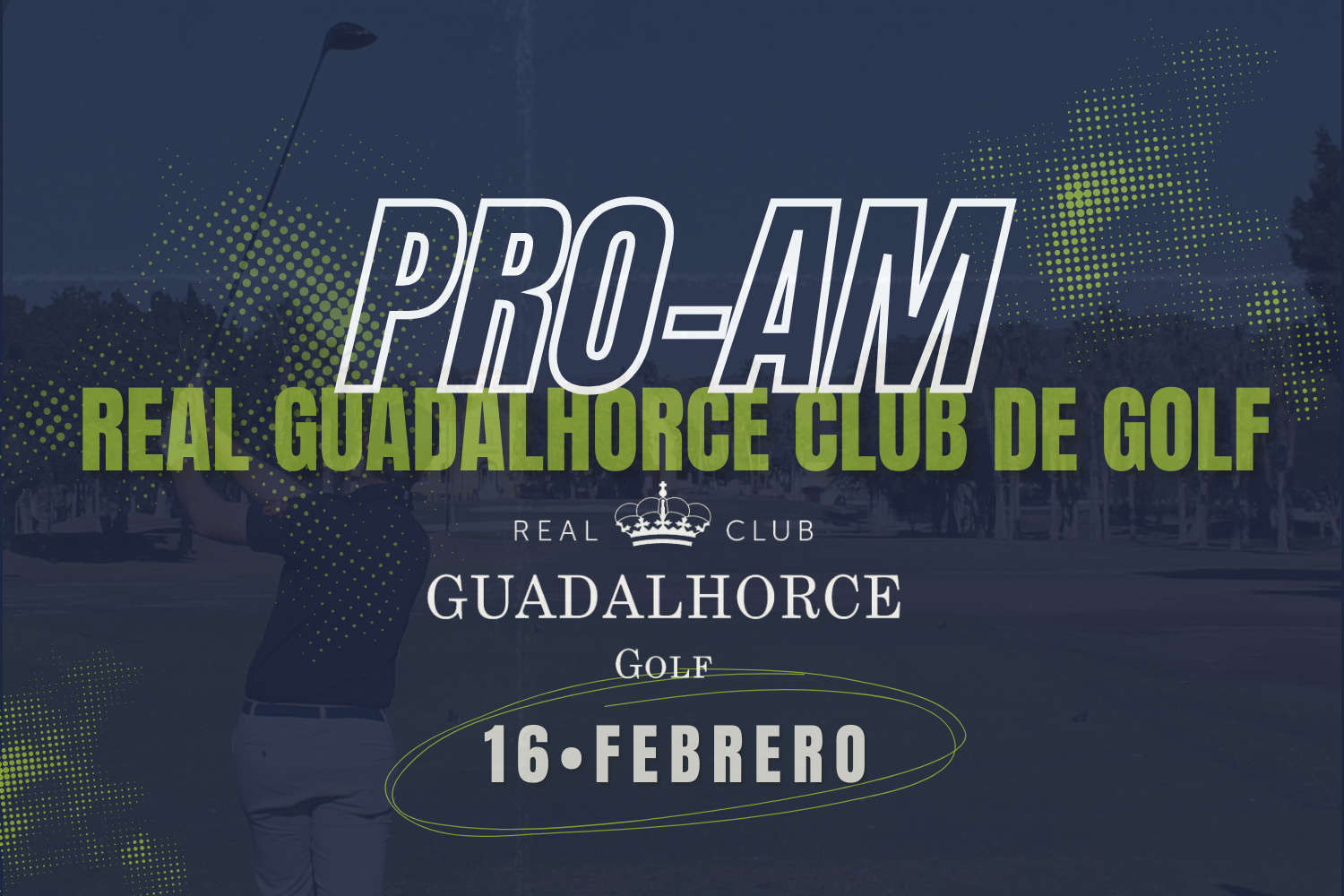 hombre jugando al golf